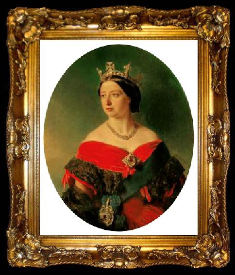 framed  Franz Xaver Winterhalter Queen Victoria, ta009-2